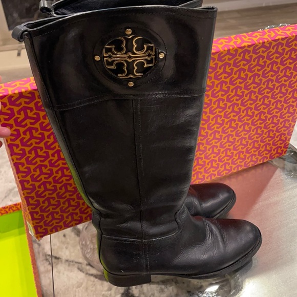 Tory Burch Shoes - Tory Burch Kieran 35 MM Riding boot-Finni Veg Leather